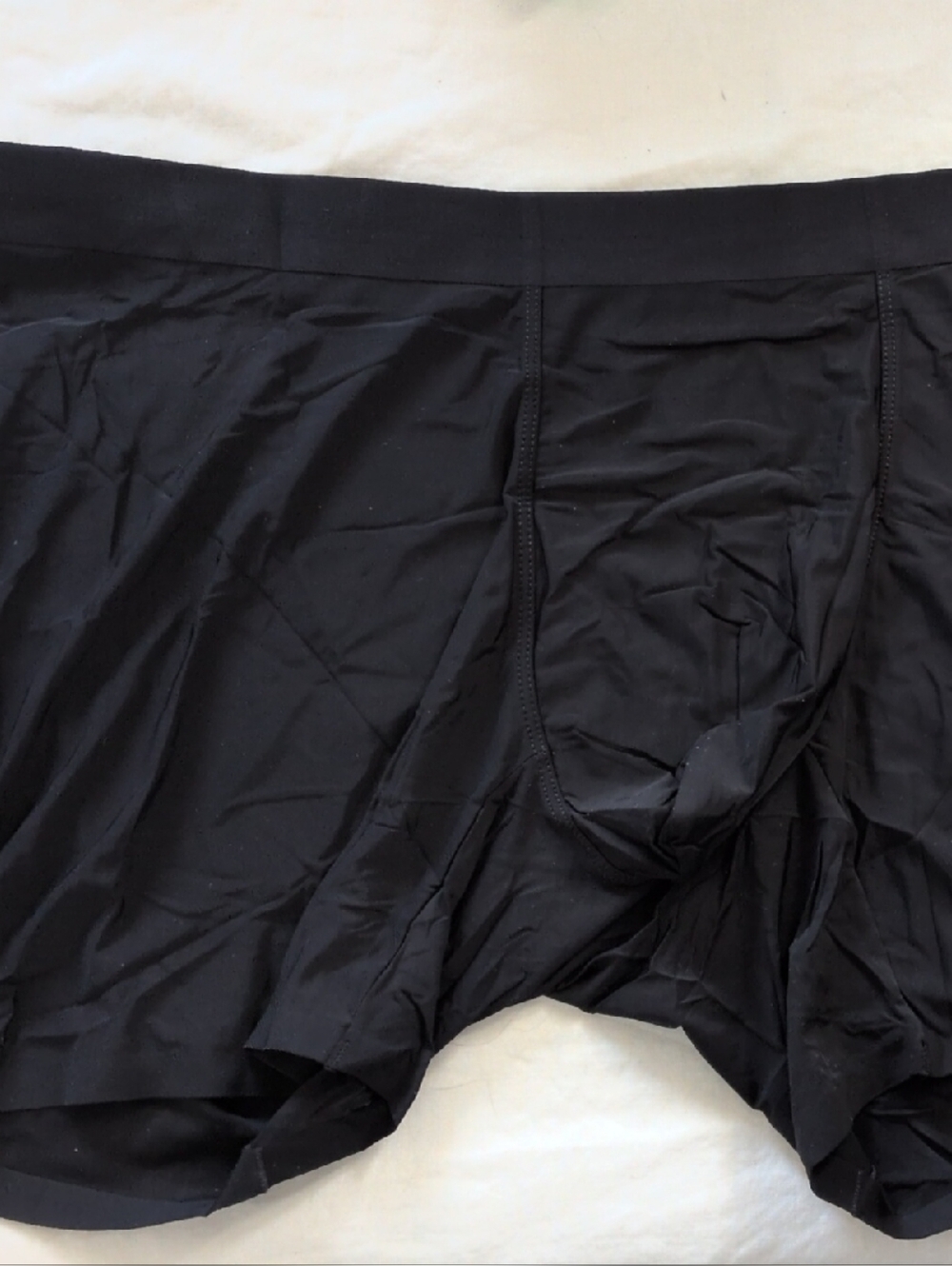 Black Men's Boxer Briefs with Logo